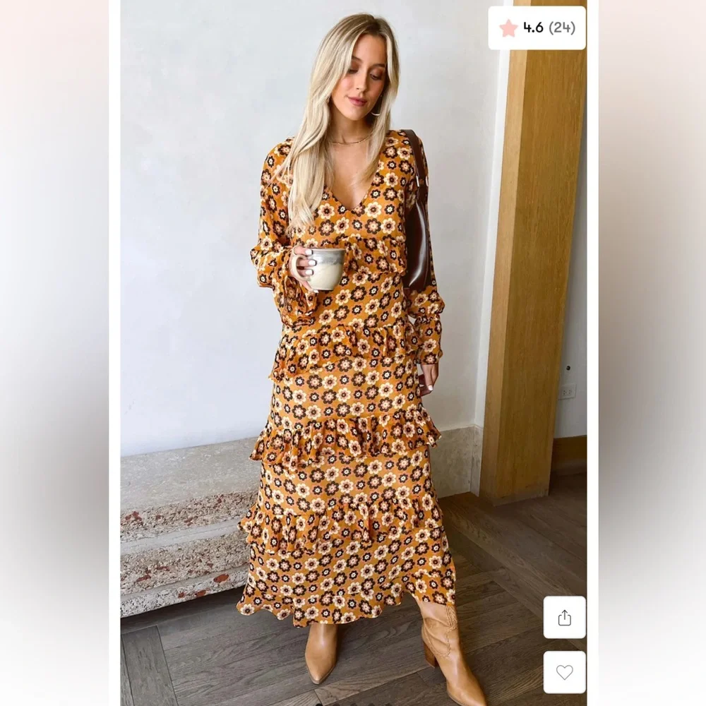Show Me Your Mumu Fleetwood Maxi Dress in Aurora Floral 🌺🌻🌷🌼🌹 - Picture 1 of 7